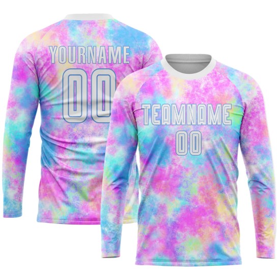 Made-to-sample new long-sleeve design – wholesale custom football kits with sublimation, quick-fit shirts