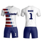 Unisex quick-dry football training wear – popular children’s kits with custom name and logo, sublimation shirt set style