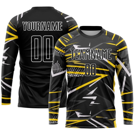 Custom-name team long-sleeve football kits – new sublimation-printed men’s/youth jerseys, made-to-sample design Custom-name team long-sleeve football kits – new sublimation-printed men’s/youth jerseys, made-to-sample design