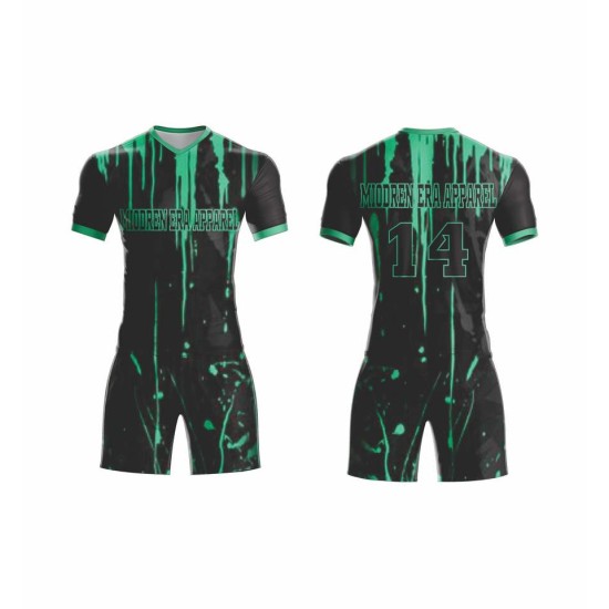 Factory-direct top-tier football kits – Thai-quality sublimation club training sets, red and black sportswear uniforms