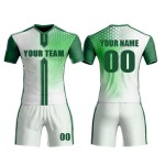 Custom-designed football club jerseys – French-style sublimation print, personalized for adults