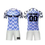 Unisex quick-dry football training wear – popular children’s kits with custom name and logo, sublimation shirt set style