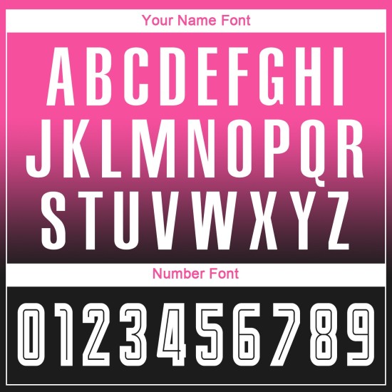 Custom Jersey Sleeve Pink White-Black Sublimation Fade Fashion Soccer Long Uniform