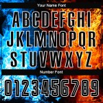 Black-White Jersey Flame Sublimation Figure Soccer Uniform Custom