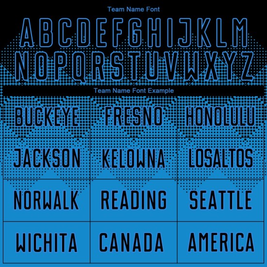 Jersey Uniform Blue Black Sublimation Soccer Custom