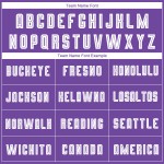 Purple White-Black Soccer Fade Uniform Jersey Custom Fashion Sublimation